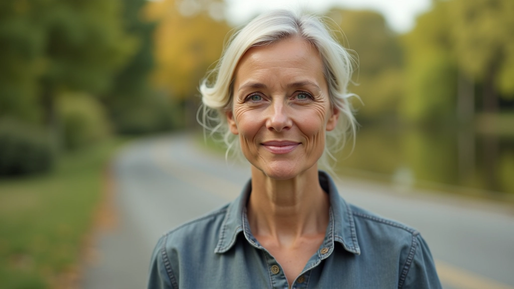 Kobieta, edukatorka, portret z góry klatki piersiowej, naturalne oświetlenie